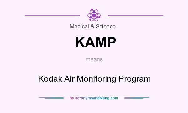 What does KAMP mean? It stands for Kodak Air Monitoring Program