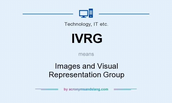 What does IVRG mean? It stands for Images and Visual Representation Group