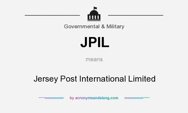 What does JPIL mean? It stands for Jersey Post International Limited