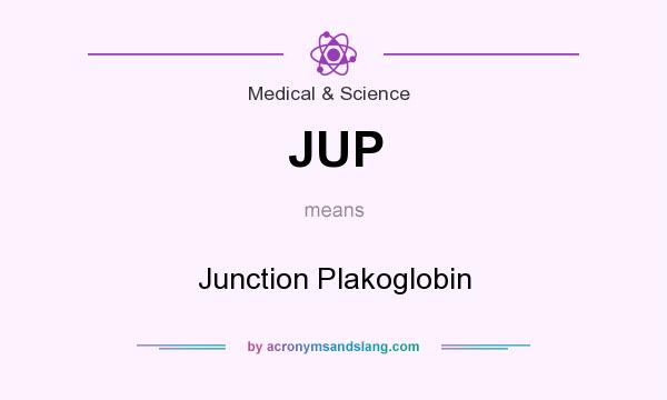 What does JUP mean? It stands for Junction Plakoglobin
