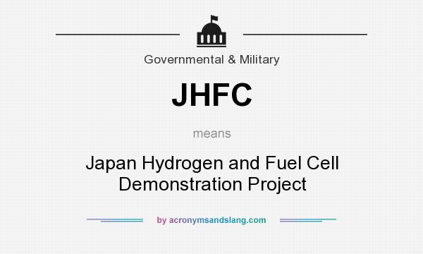 What does JHFC mean? It stands for Japan Hydrogen and Fuel Cell Demonstration Project