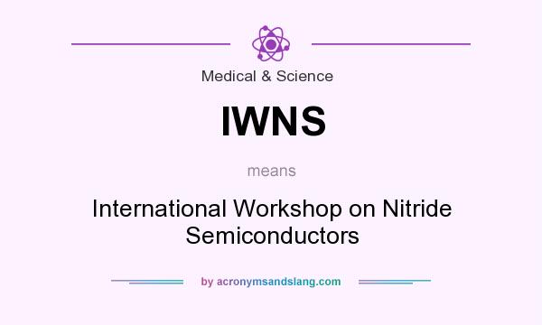 What does IWNS mean? It stands for International Workshop on Nitride Semiconductors