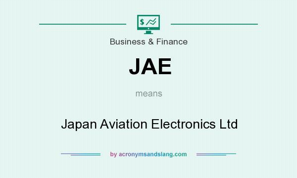 What does JAE mean? It stands for Japan Aviation Electronics Ltd