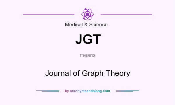 What does JGT mean? It stands for Journal of Graph Theory