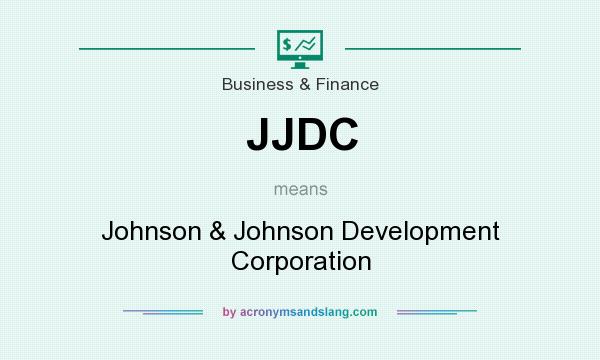 What does JJDC mean? It stands for Johnson & Johnson Development Corporation