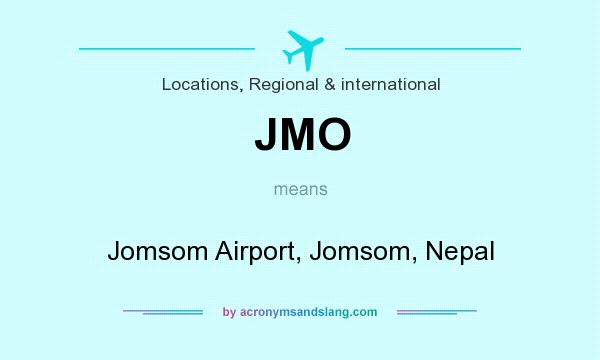 What does JMO mean? It stands for Jomsom Airport, Jomsom, Nepal