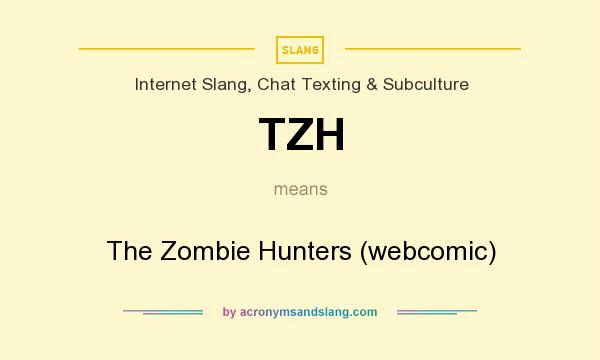 What does TZH mean? It stands for The Zombie Hunters (webcomic)