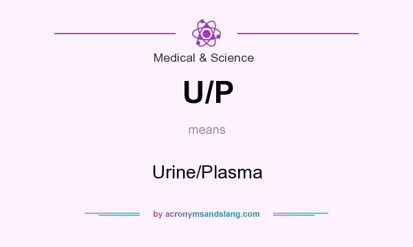 What does U/P mean? It stands for Urine/Plasma