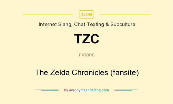 What does TZC mean? It stands for The Zelda Chronicles (fansite)