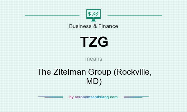 What does TZG mean? It stands for The Zitelman Group (Rockville, MD)