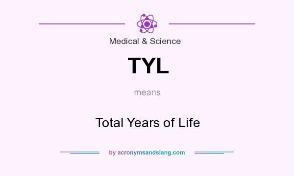What does TYL mean? It stands for Total Years of Life