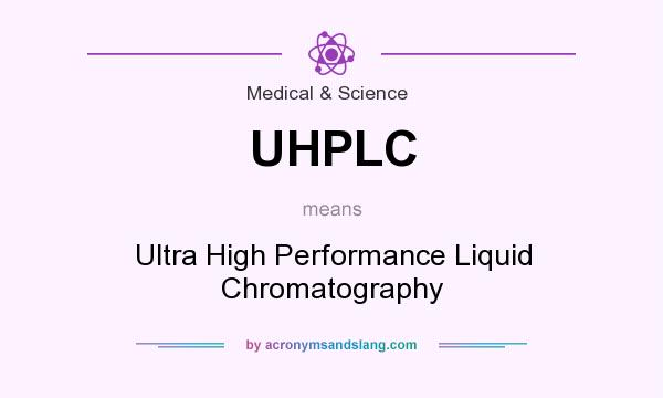 What does UHPLC mean? It stands for Ultra High Performance Liquid Chromatography