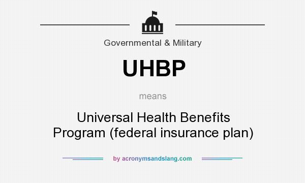 What does UHBP mean? It stands for Universal Health Benefits Program (federal insurance plan)