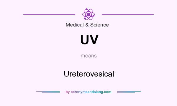 What does UV mean? It stands for Ureterovesical