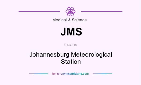 What does JMS mean? It stands for Johannesburg Meteorological Station