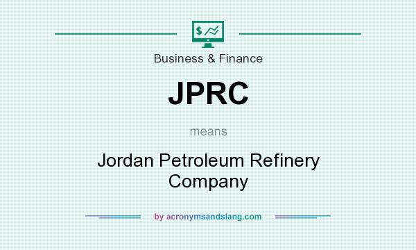 What does JPRC mean? It stands for Jordan Petroleum Refinery Company