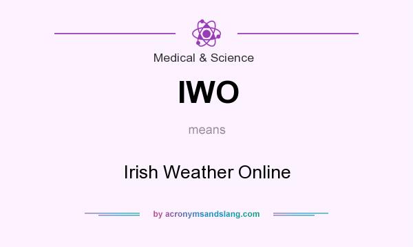 What does IWO mean? It stands for Irish Weather Online