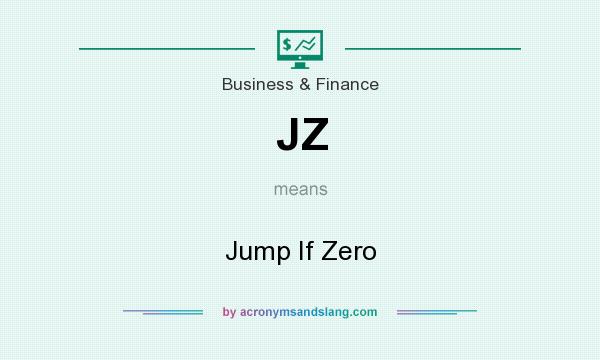 What does JZ mean? It stands for Jump If Zero