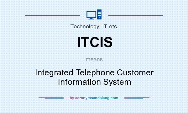 What does ITCIS mean? It stands for Integrated Telephone Customer Information System