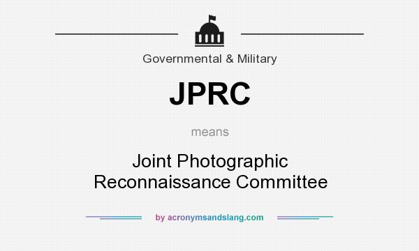 What does JPRC mean? It stands for Joint Photographic Reconnaissance Committee