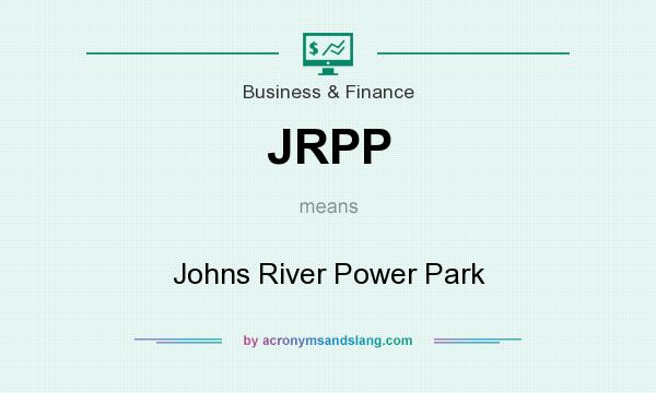 What does JRPP mean? It stands for Johns River Power Park