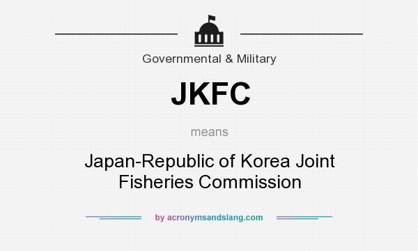 What does JKFC mean? It stands for Japan-Republic of Korea Joint Fisheries Commission
