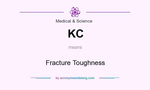 What does KC mean? It stands for Fracture Toughness