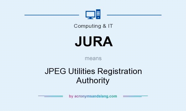 What does JURA mean? It stands for JPEG Utilities Registration Authority