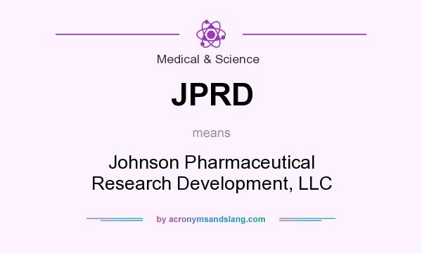 What does JPRD mean? It stands for Johnson Pharmaceutical Research Development, LLC