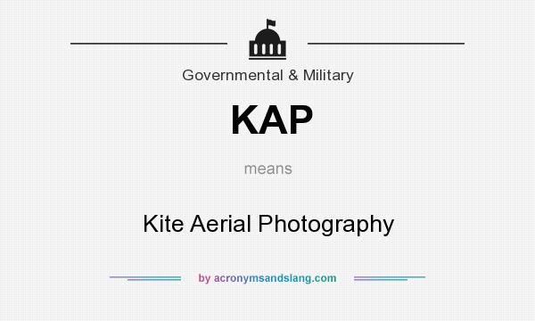 What does KAP mean? It stands for Kite Aerial Photography