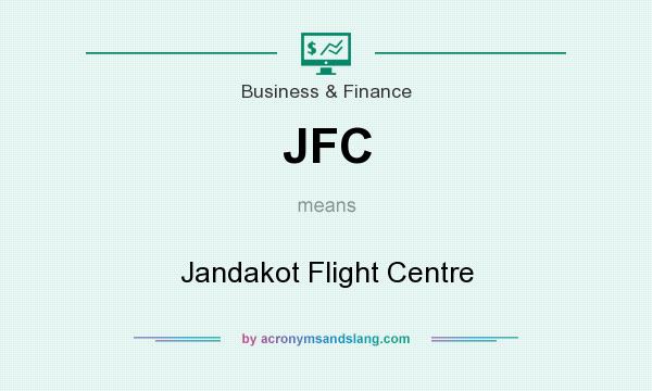 What does JFC mean? It stands for Jandakot Flight Centre