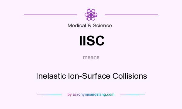 What does IISC mean? It stands for Inelastic Ion-Surface Collisions