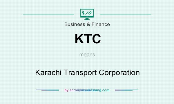 What does KTC mean? It stands for Karachi Transport Corporation