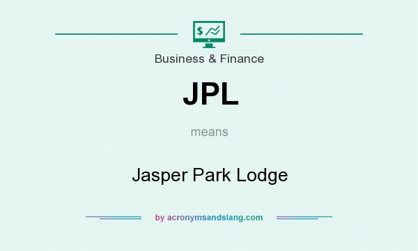 What does JPL mean? It stands for Jasper Park Lodge