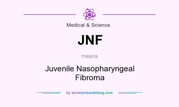 What does JNF mean? It stands for Juvenile Nasopharyngeal Fibroma