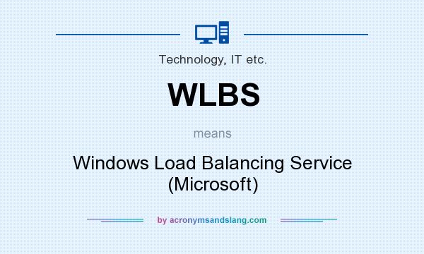 What does WLBS mean? It stands for Windows Load Balancing Service (Microsoft)