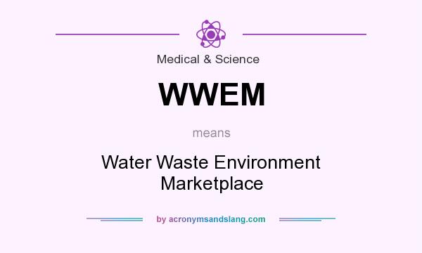 What does WWEM mean? It stands for Water Waste Environment Marketplace