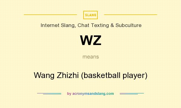 What does WZ mean? It stands for Wang Zhizhi (basketball player)