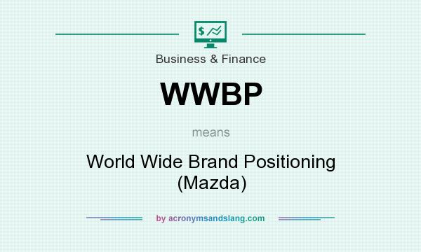 What does WWBP mean? It stands for World Wide Brand Positioning (Mazda)