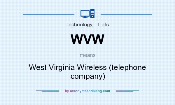 What does WVW mean? It stands for West Virginia Wireless (telephone company)