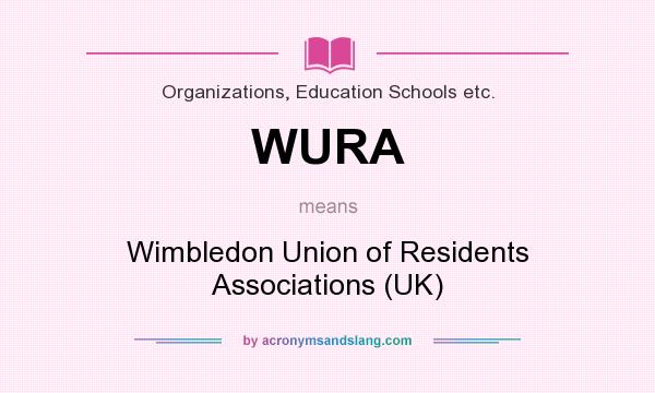 What does WURA mean? It stands for Wimbledon Union of Residents Associations (UK)