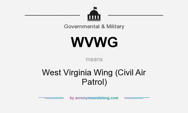 What does WVWG mean? It stands for West Virginia Wing (Civil Air Patrol)