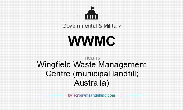 What does WWMC mean? It stands for Wingfield Waste Management Centre (municipal landfill; Australia)