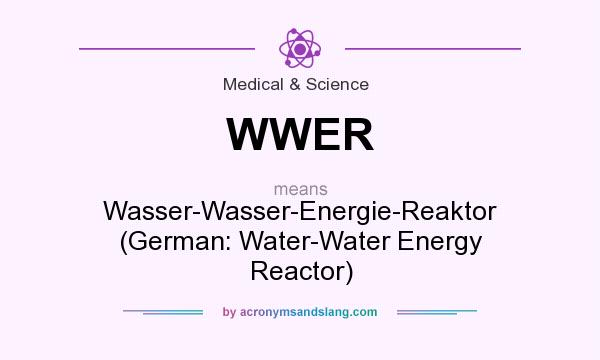What does WWER mean? It stands for Wasser-Wasser-Energie-Reaktor (German: Water-Water Energy Reactor)