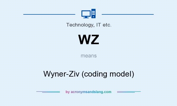 What does WZ mean? It stands for Wyner-Ziv (coding model)