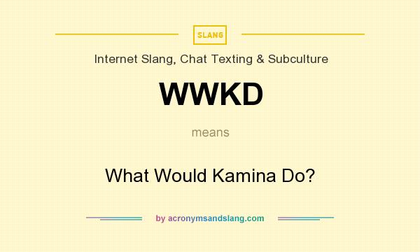 What does WWKD mean? It stands for What Would Kamina Do?