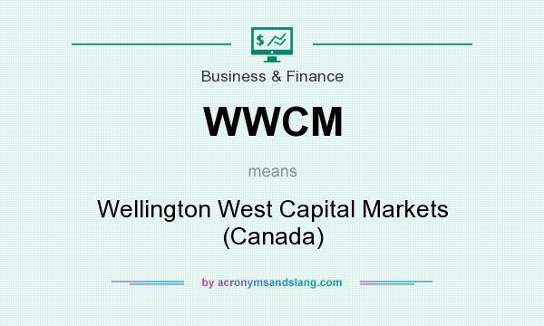 What does WWCM mean? It stands for Wellington West Capital Markets (Canada)