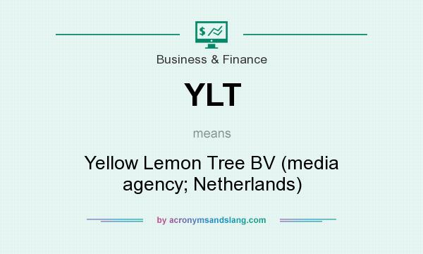 What does YLT mean? It stands for Yellow Lemon Tree BV (media agency; Netherlands)