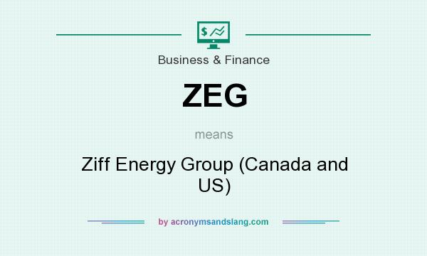 What does ZEG mean? It stands for Ziff Energy Group (Canada and US)
