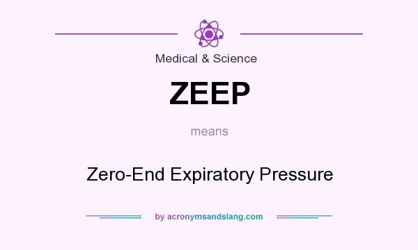 What does ZEEP mean? It stands for Zero-End Expiratory Pressure